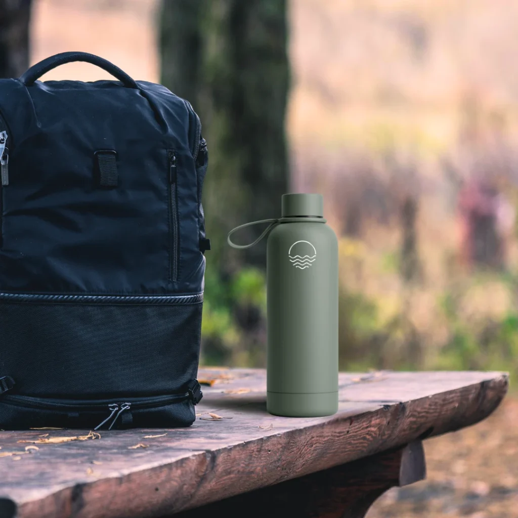 backpack and Smart Flow Bottle
